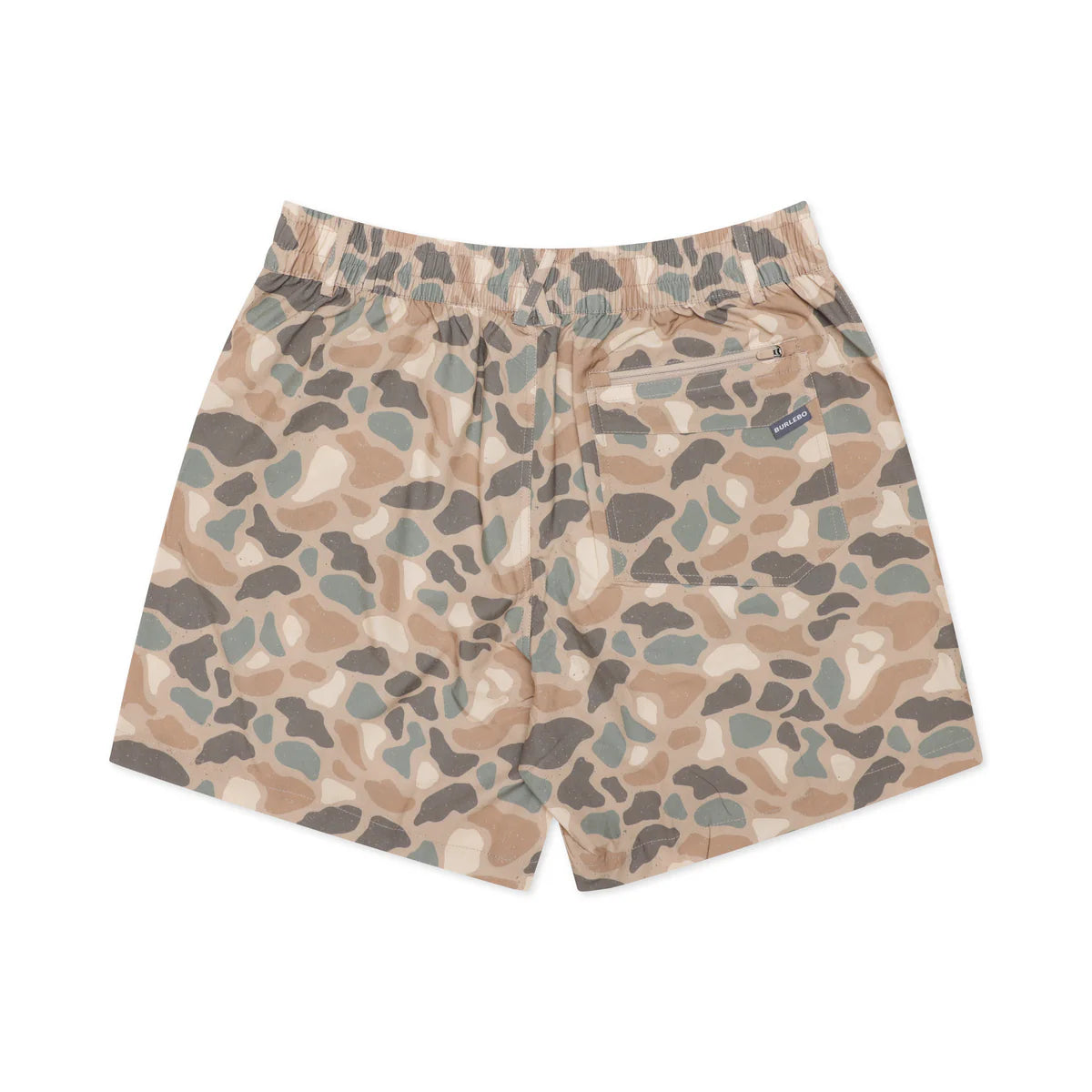 Burlebo Everyday Short - Pintail Camo - Brown Pocket 7" Inseam